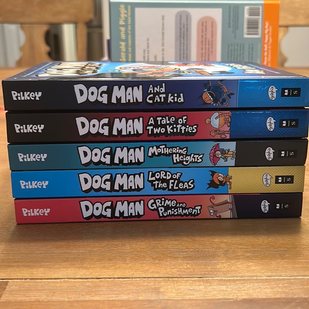 Dog Man Book Lot of 5